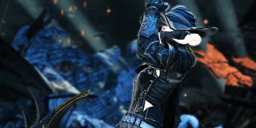 FF14 A Reaper with their default appearance