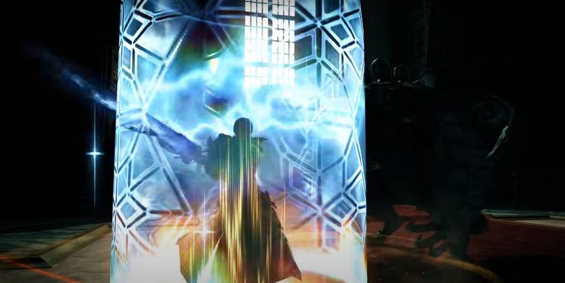 FF14 A Sage creating a barrier