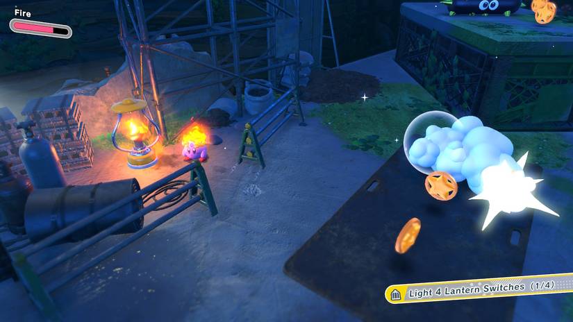 kirby forgotten land lantern switch 2