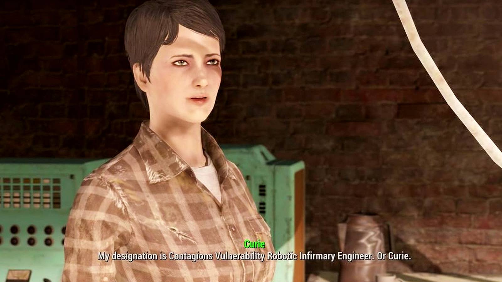 Fallout 4 Curie Synth Form Human Emergent Behavior