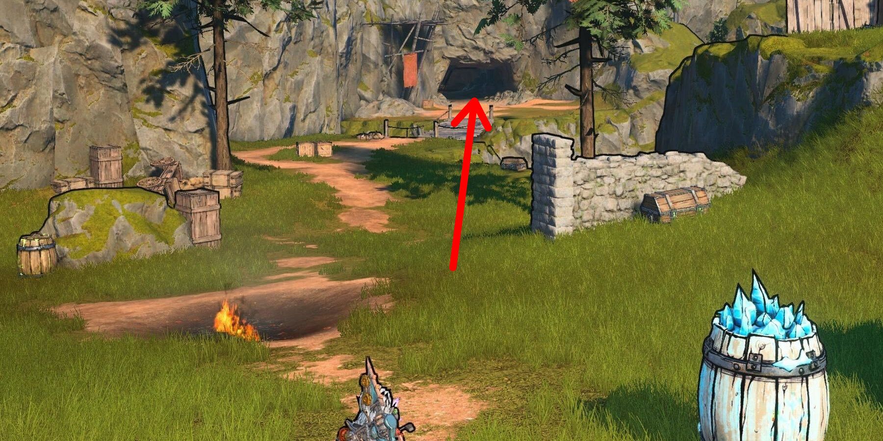 Location of Loincloth for A Farmer’s Ardor quest in Tiny Tina's Wonderlands.