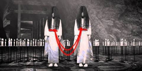 The twins from Fatal Frame 2: Crimson Butterfly
