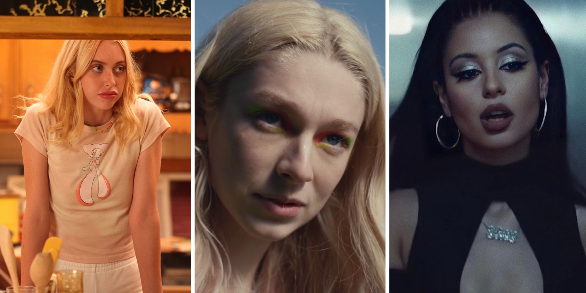 Euphoria outfits and makeup with Faye, Jules, and Maddy
