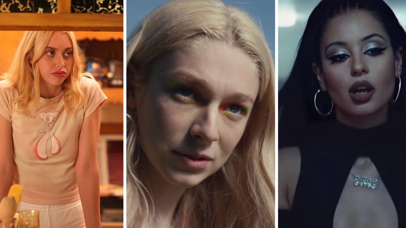 Euphoria outfits and makeup with Faye, Jules, and Maddy