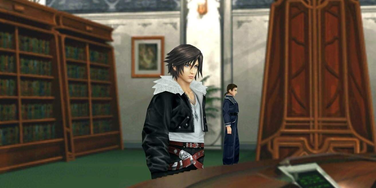 Squall Leonhart in Final Fantasy 8 Remastered