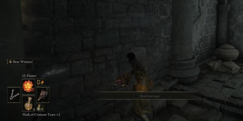 Finding the hidden path inside the black knife catacombs in Elden Ring