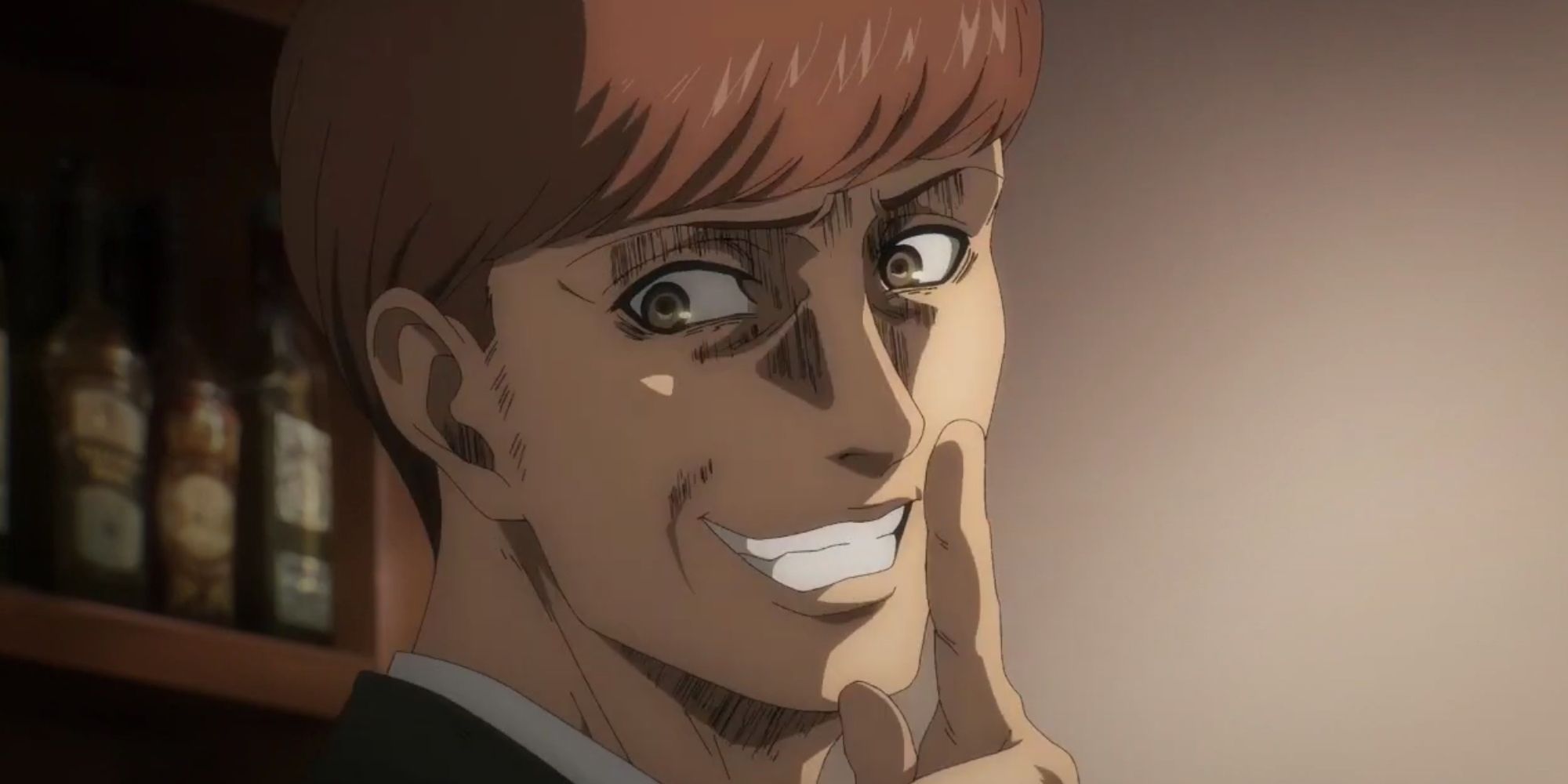 Floch smiling maliciously