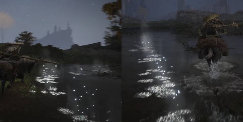 Following the ghost to get the Hoarfrost Stomp in Elden Ring