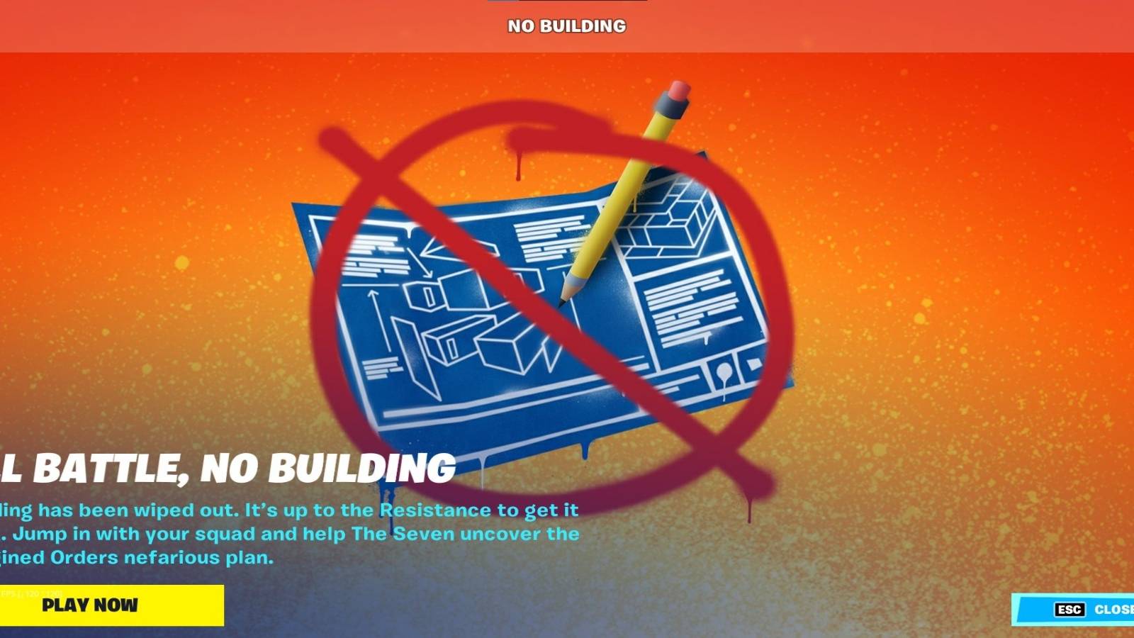 Fortnite Chapter 3 Season 2 No Building