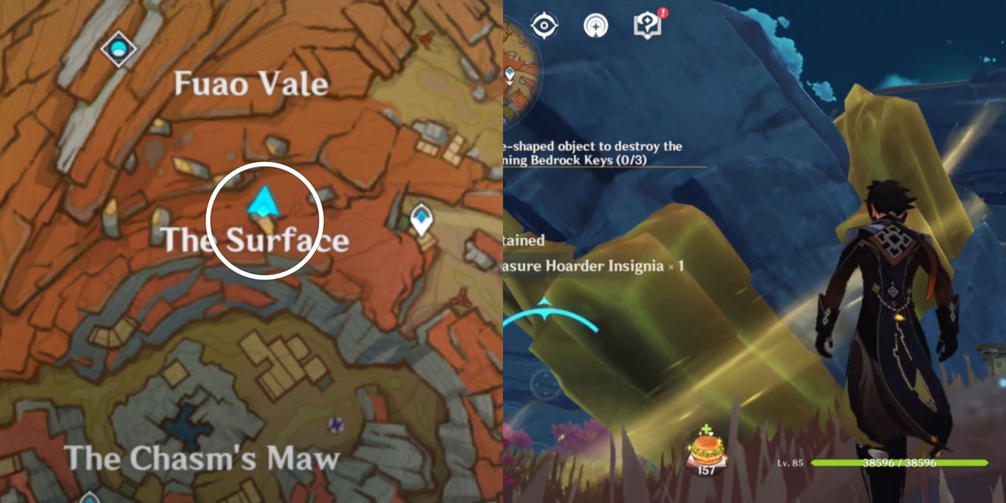 Genshin Impact How To Find And Destroy The Fuao Vale Bedrock Keys