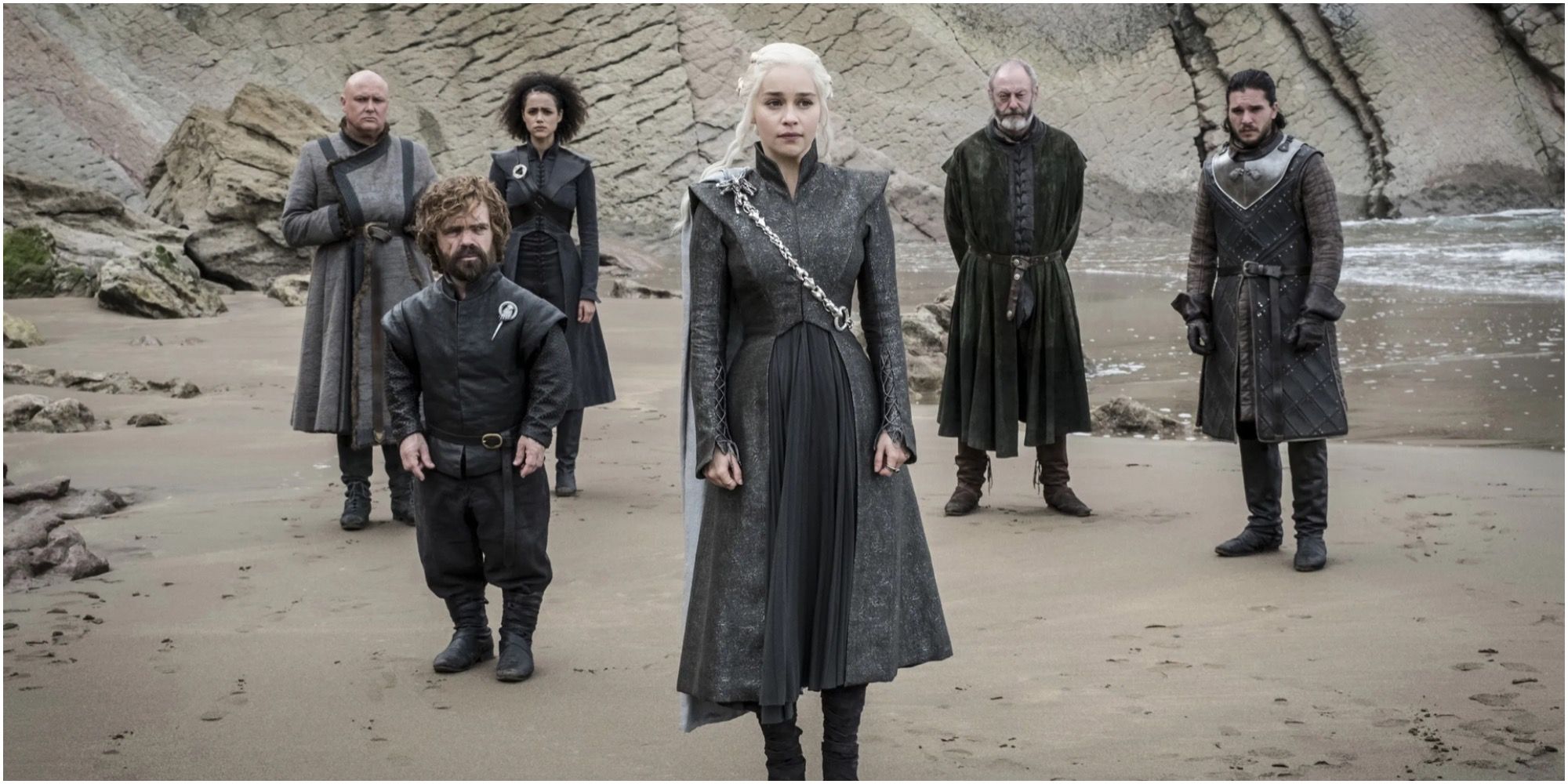 Game of Thrones Daenerys, Tyrion and Jon Snow plus crew