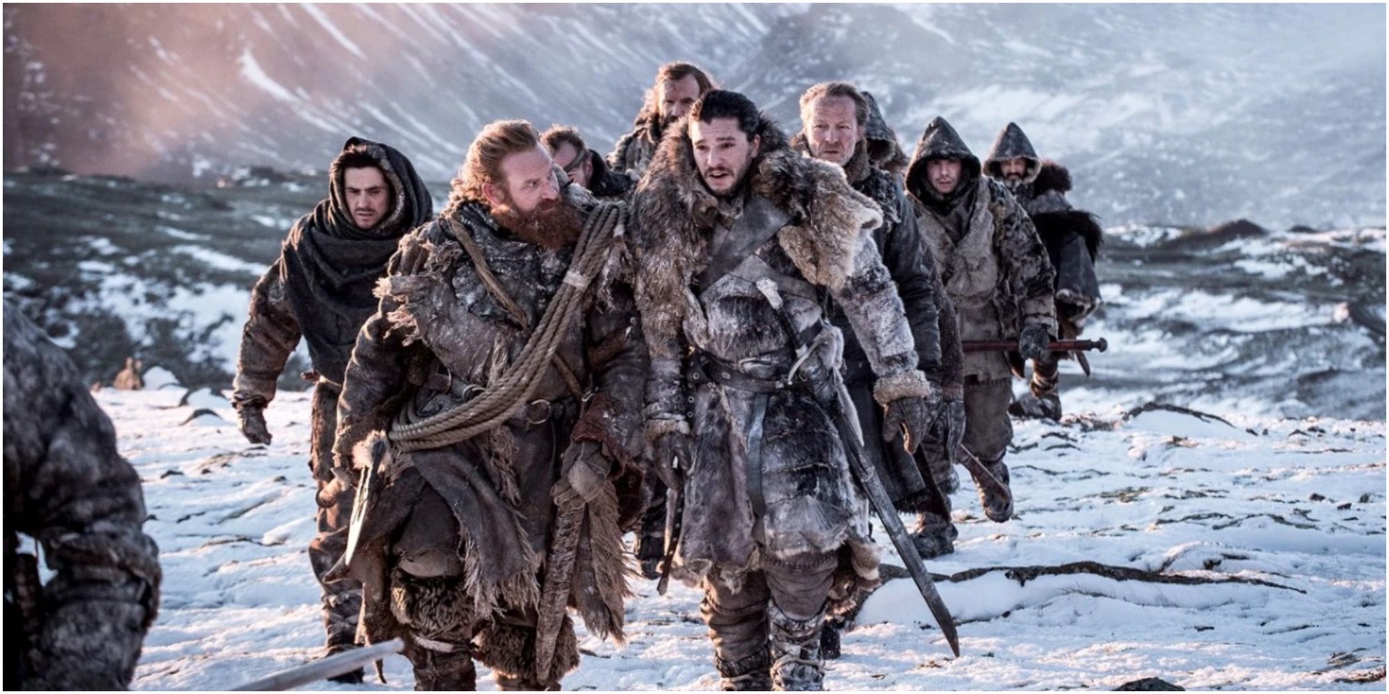 Game of Thrones Locations Beyond The Wall Westoros John Snow and The NightWatch 