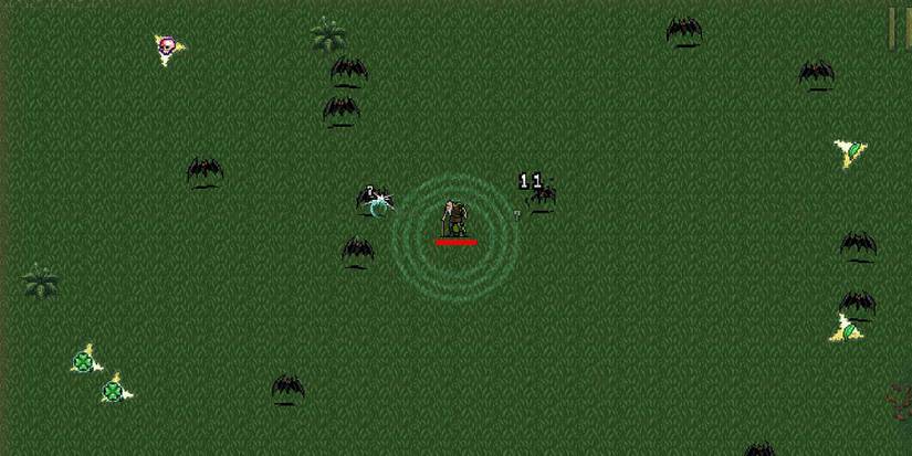 The Garlic weapon in Vampire Survivors