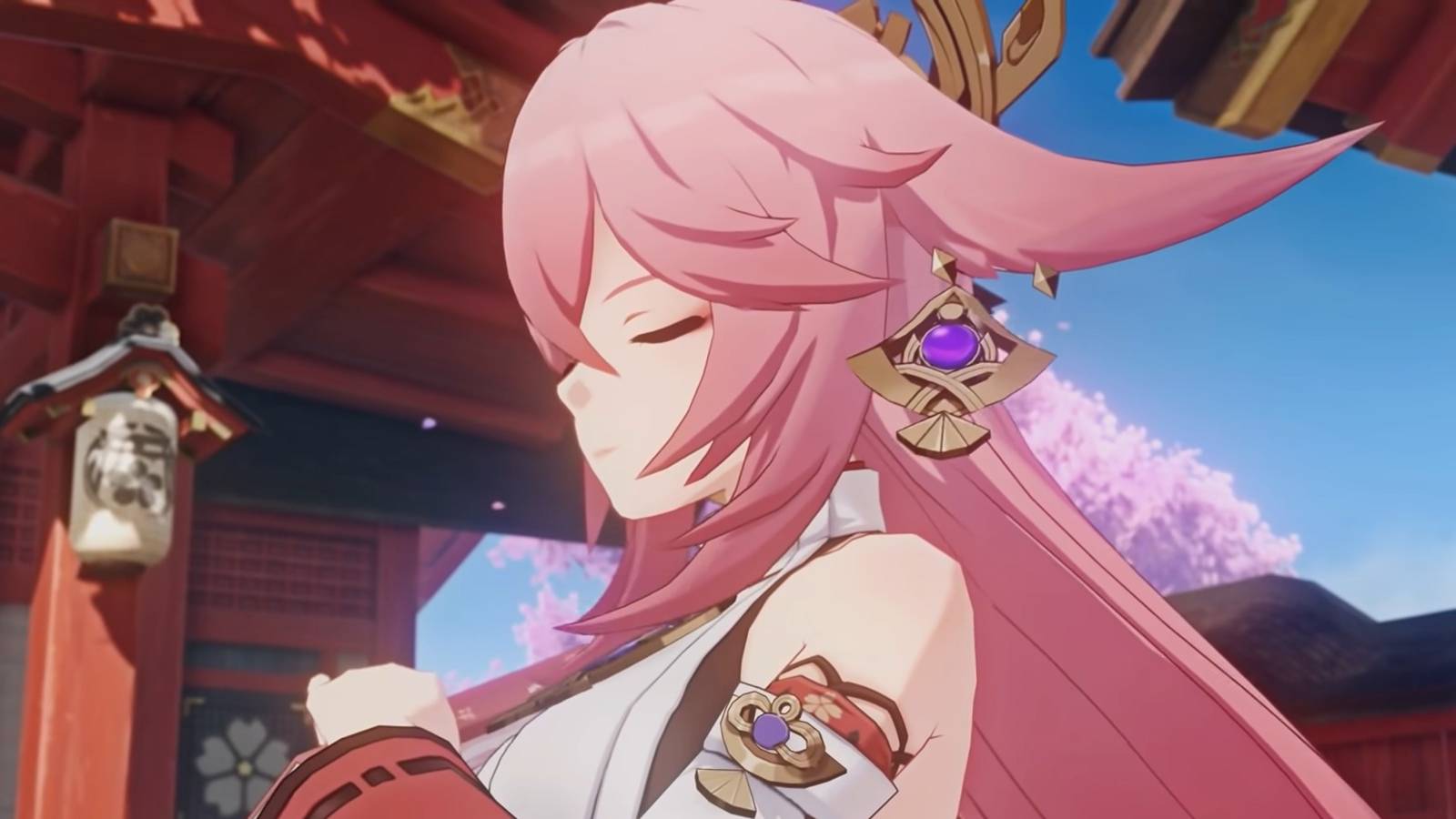 Genshin Impact character Yae Miko