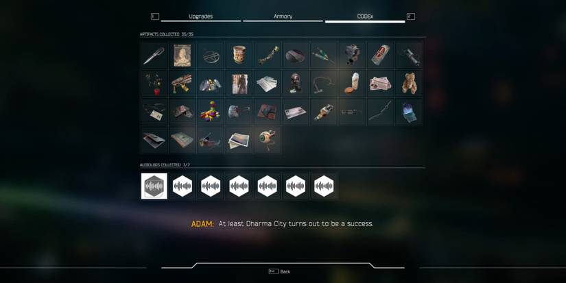 Ghostrunner - Find Out About Adam - Player listens to audio logs