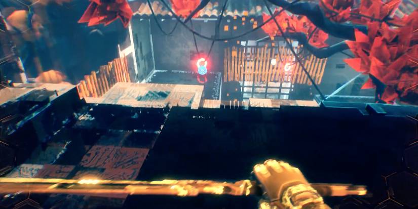 Ghostrunner - Practice Quick Kills in Wave Mode - Player ambushes a wave of enemies