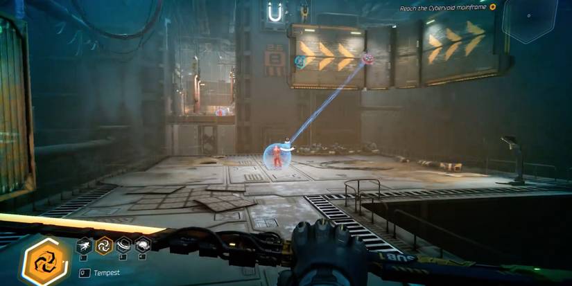 Ghostrunner - Sensory Boost Can Be a Life Saver - Player slows time to kill enemy