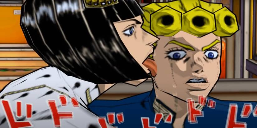 Bruno Bucciarati Licking Giorno Giovanna In GioGio's Bizarre Adventure For PS2