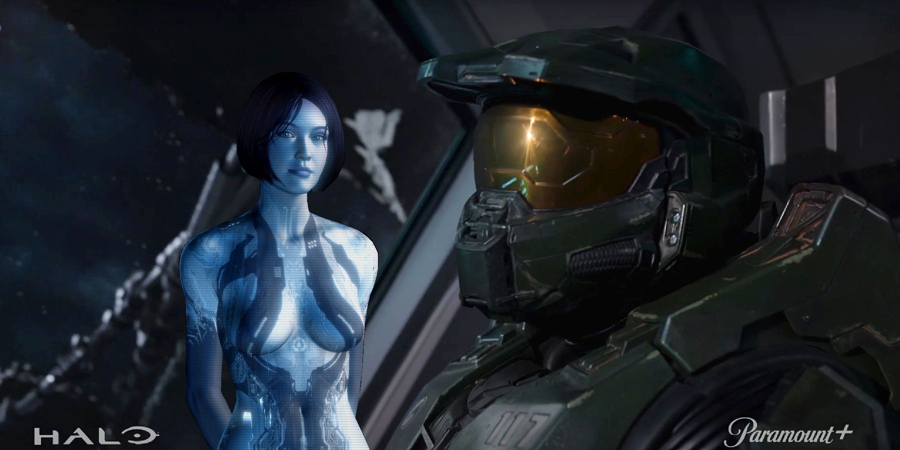 Halo series master chief with game Cortana