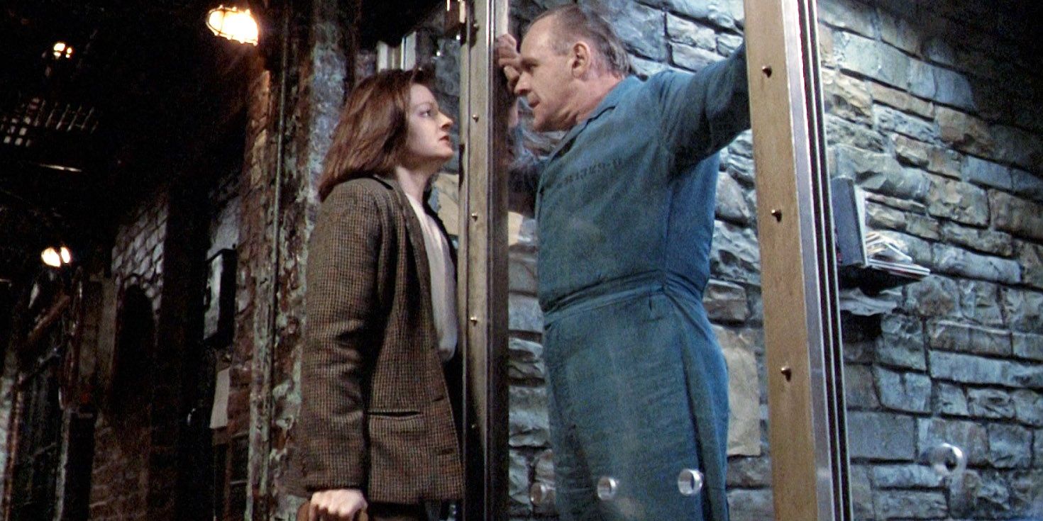 Hannibal talks to Clarice from his cell in The Silence of the Lambs