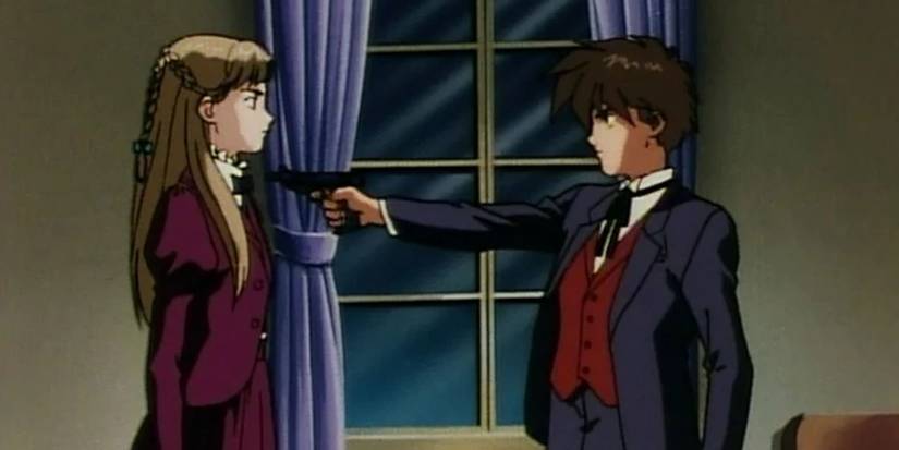 Heero and Relena of Mobile Suit Gundam Wing