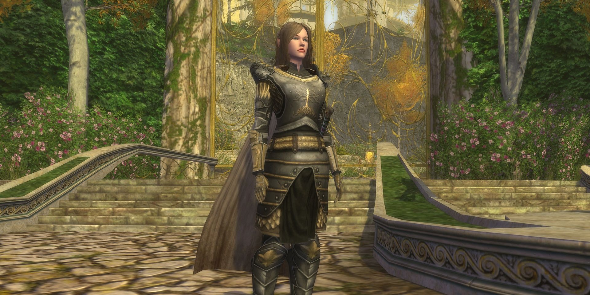 High Elf Captain in Lothlorien from Lord of the Rings Online LOTRO