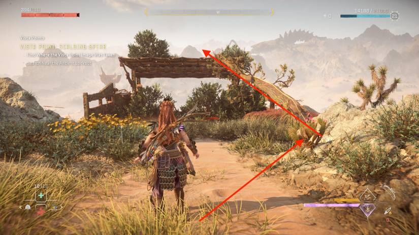 Horizon Forbidden West - Vista Point Scalding Spear 