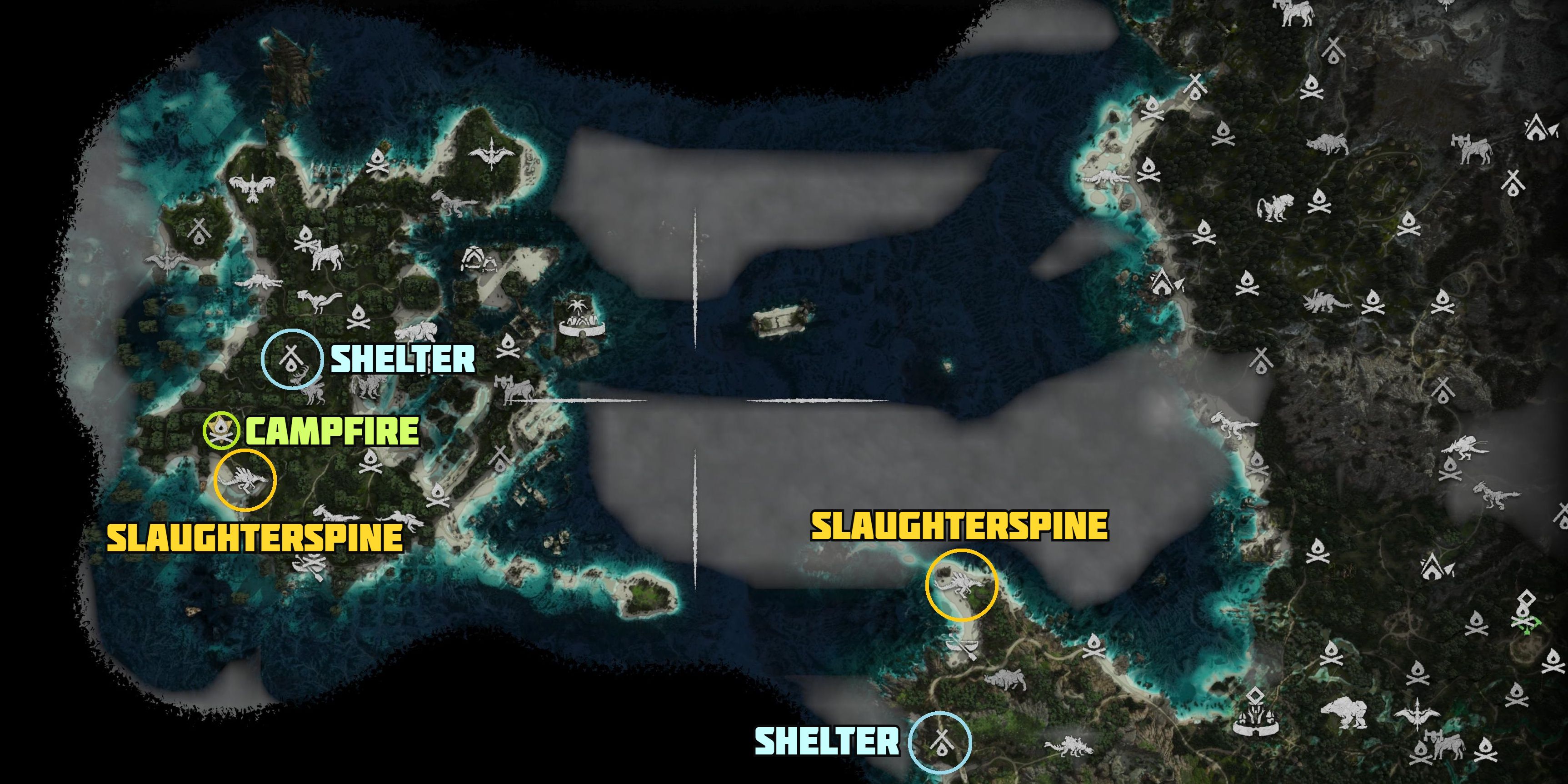 Horizon Forbidden West-apex-slaughterspine-locations-map