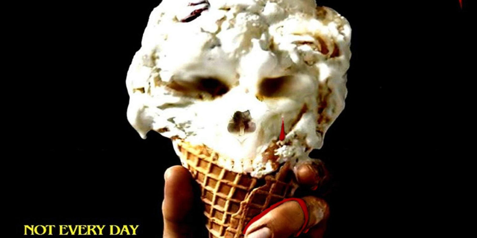 An ice cream cone skull in the Ice Cream Man