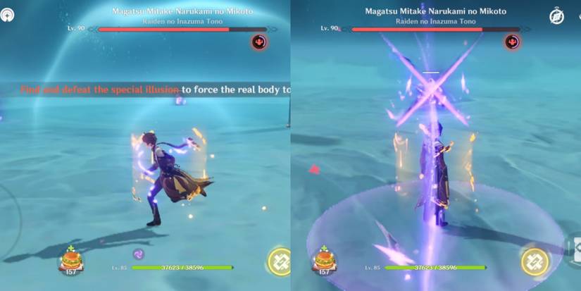 Illusion move Raiden Shogun boss