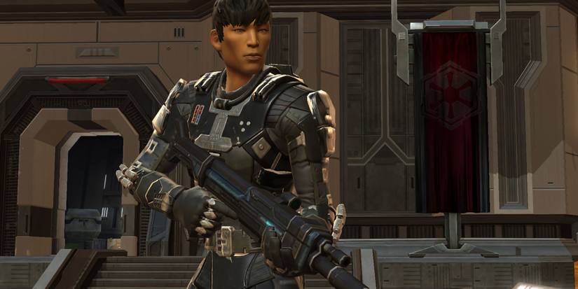 Imperial Agent with a weapon