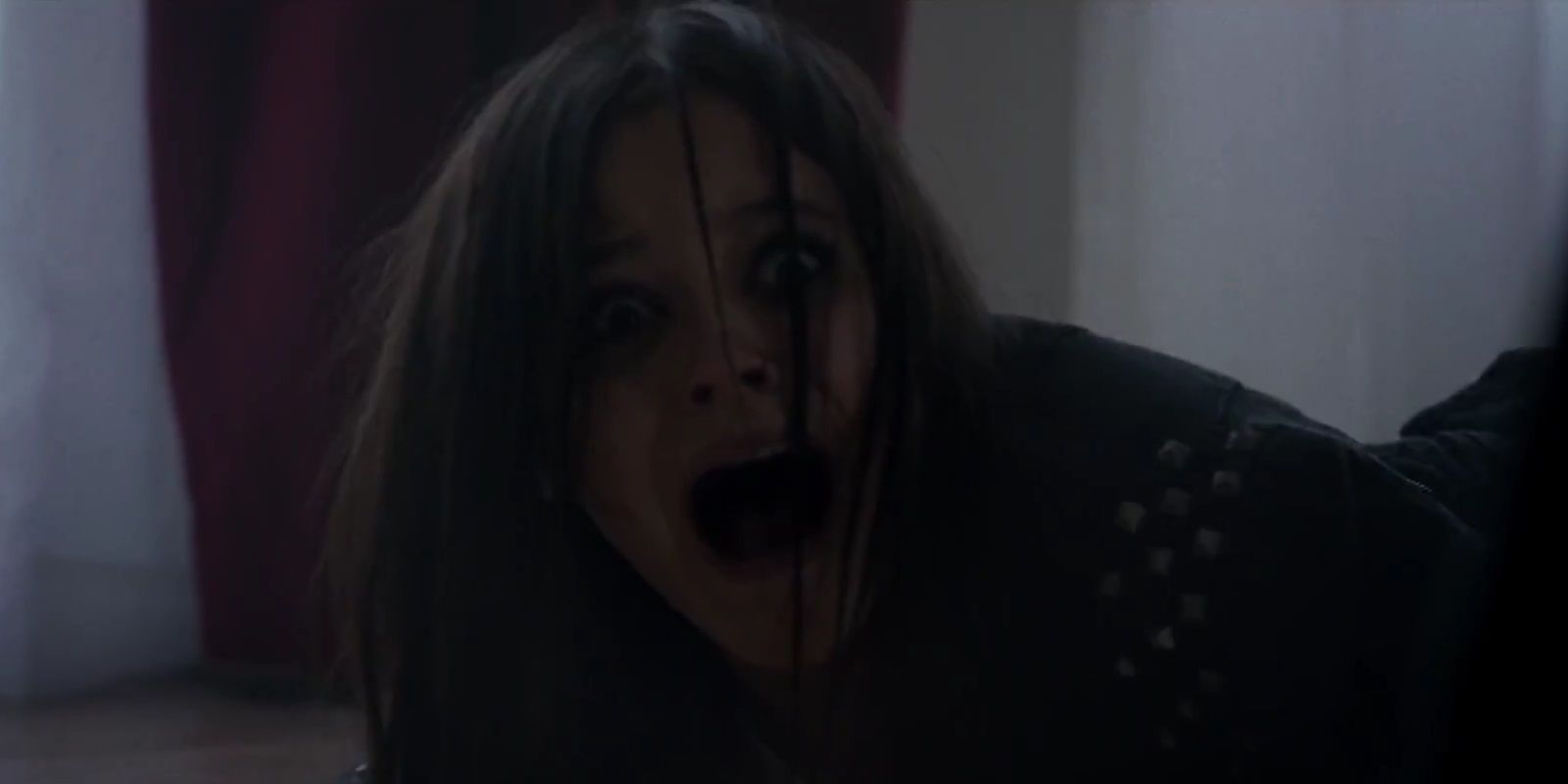 Jenna Ortega screaming in the opening scene of Studio 666