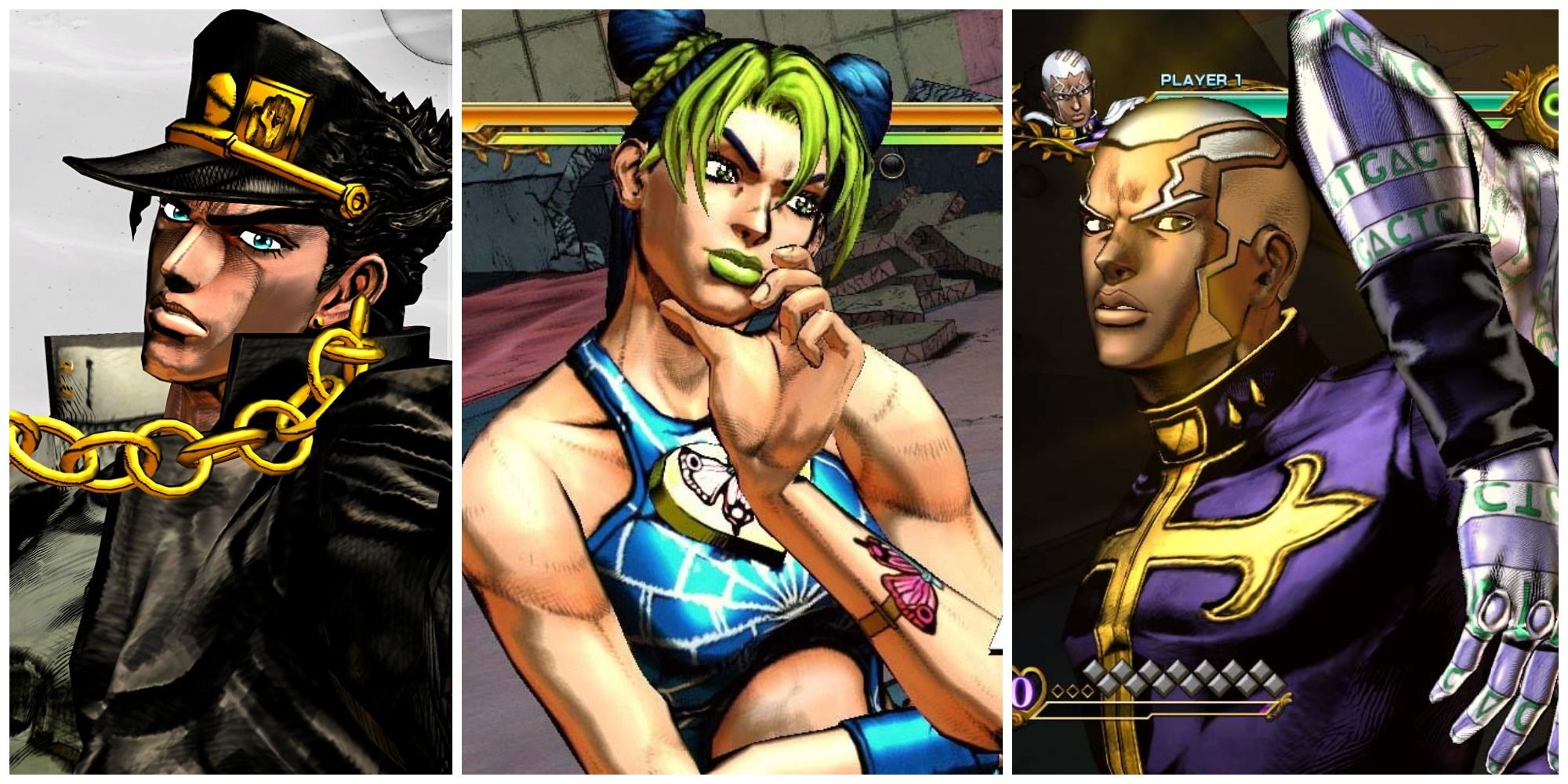 ton of Jojo's Bizarre Adventure (PS2) screens 