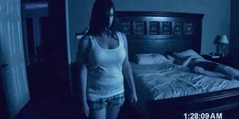 Katie Featherston as Katie in Paranormal Activity