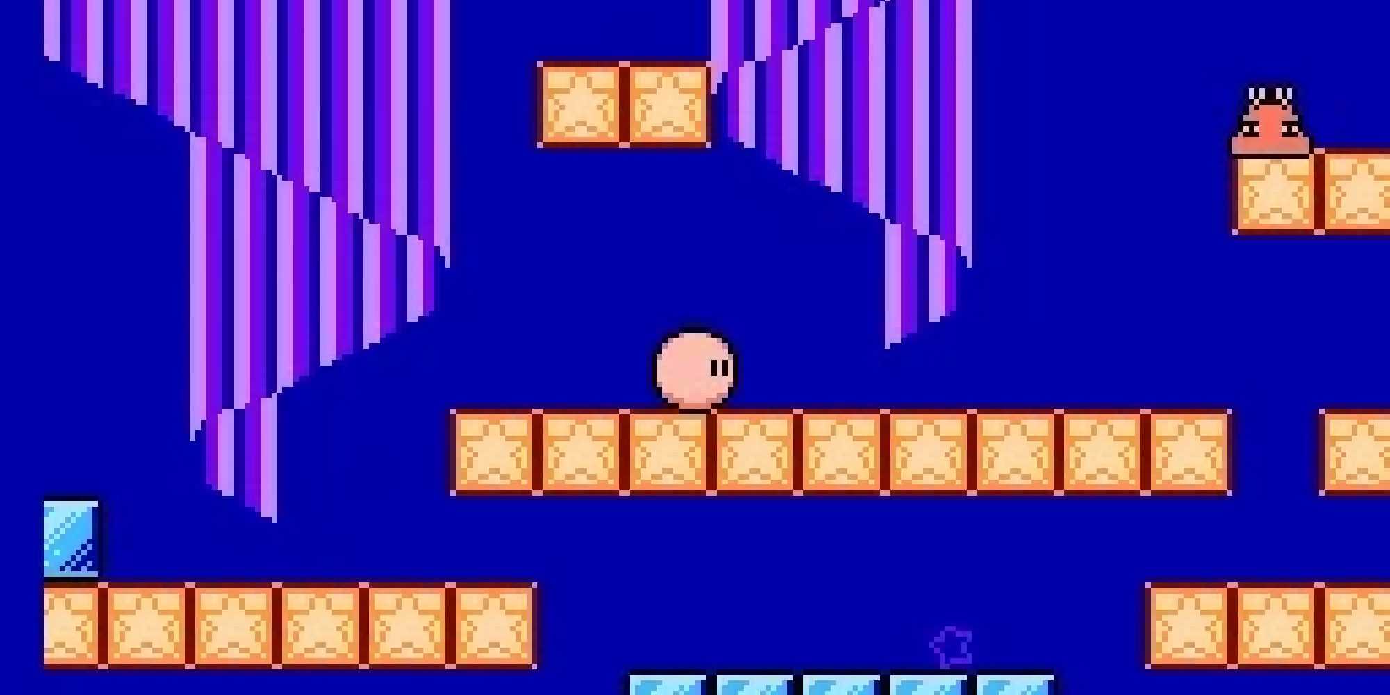 Ball Kirby in Kirby's Adventure