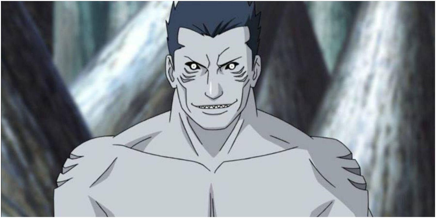 Kisame Smiling While Facing Guy