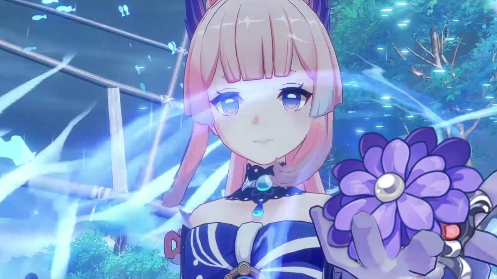 Kokomi with Ocean-Hued Clam in Genshin Impact