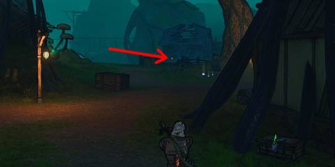 4th Lucky Dice Location in Weepwild Dankness in Tiny Tina’s Wonderlands.