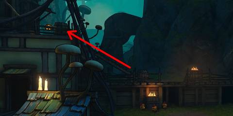 2nd Lucky Dice Location in Weepwild Dankness in Tiny Tina’s Wonderlands.