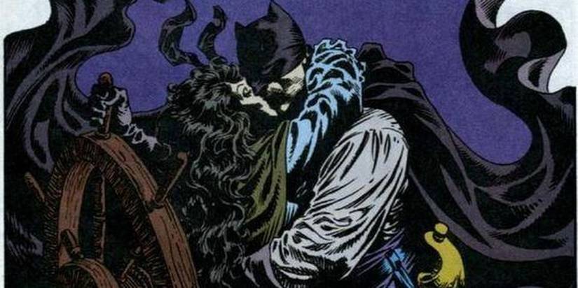 Leatherwing kissing Capitana Felina Cropped