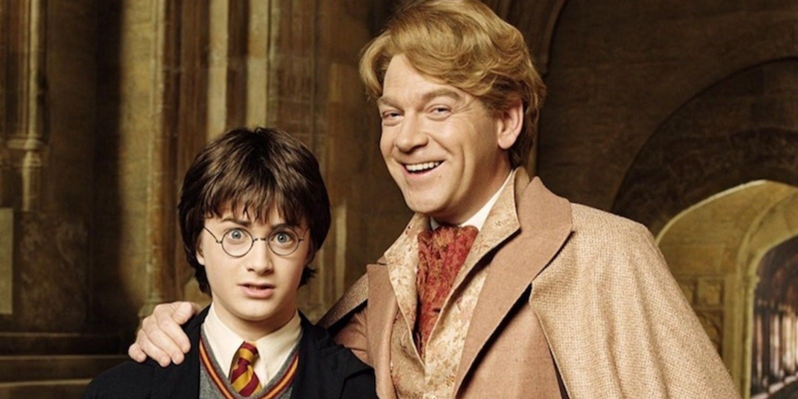 Harry and Lockart in Harry Potter and the Chamber of Secrets