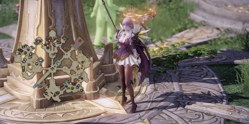 Lost Ark - Character Standing In Front Of A Portal Stone In North Vern