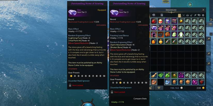 Lost Ark - Comparing The Stat Benefits Between Two Ability Stones