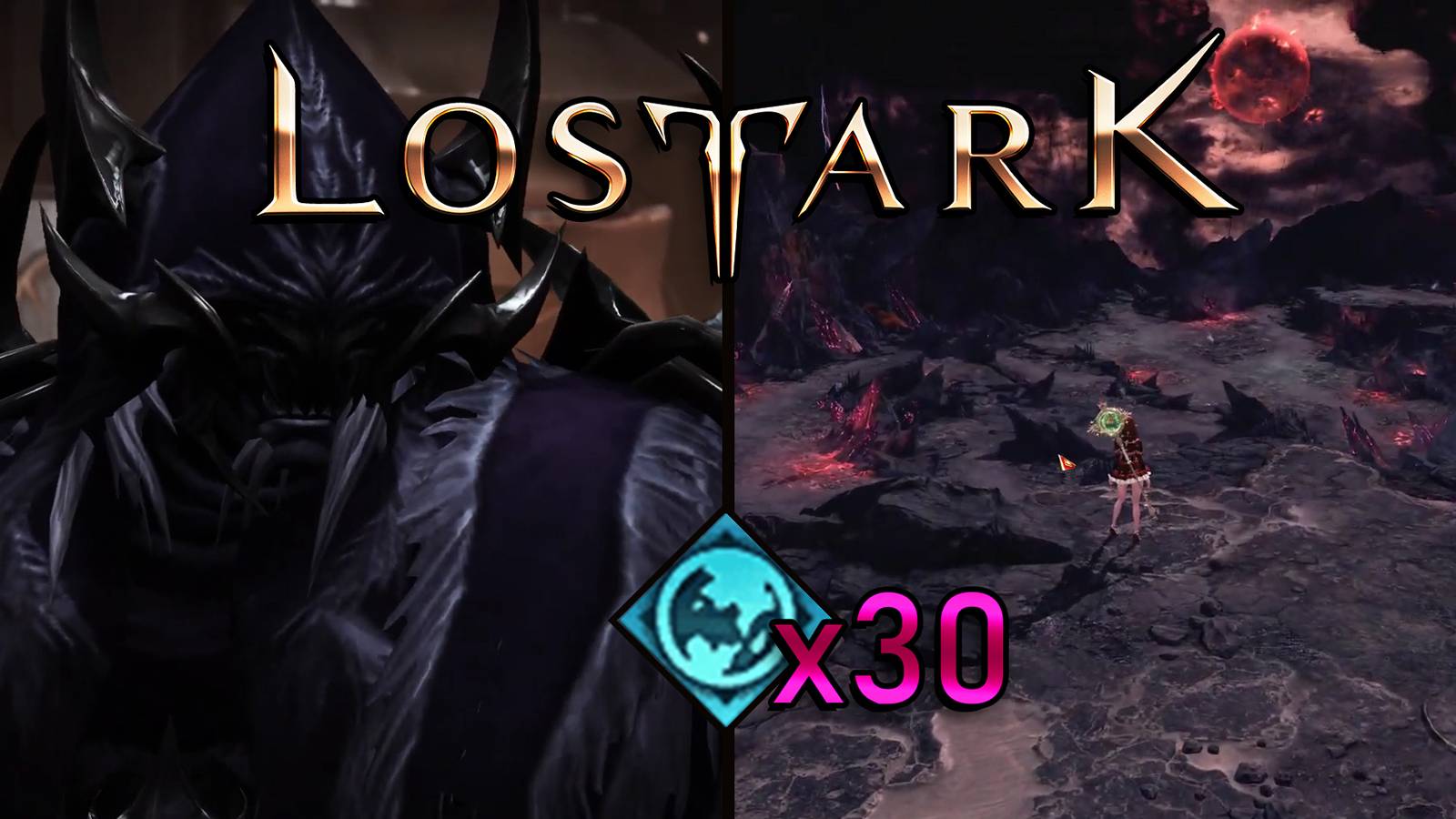 Lost Ark logo w/ story quest icon