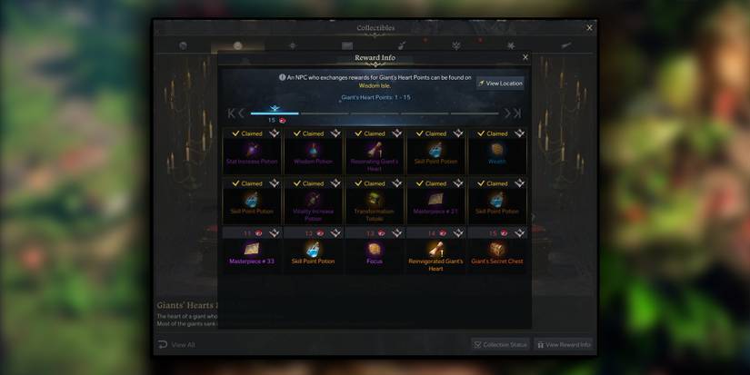 Lost Ark - Giant Heart Reward Specifics Overlaid On Image Of Mokoko Village