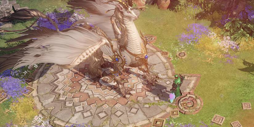 Lost Ark - Looking Up And Talking To The Ancient Guardian Albion