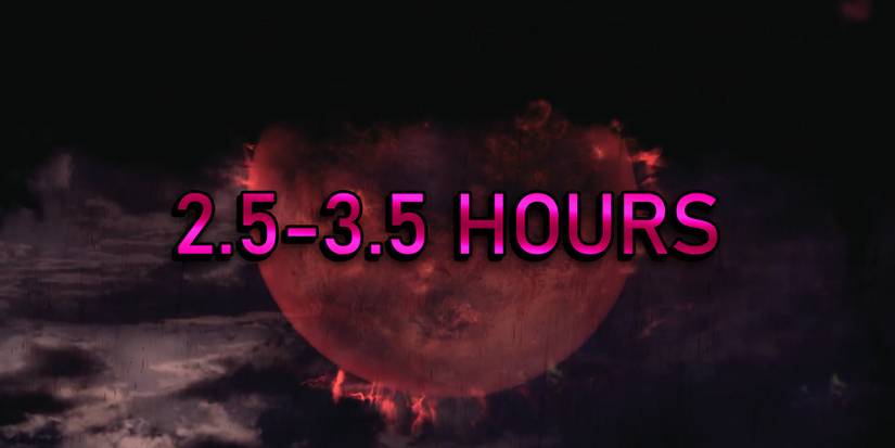 Lost Ark - The Red Moon With The Time It Takes To Beat Feiton Overlaid On Top