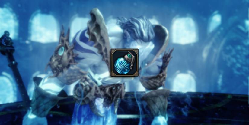 Lost Ark - Whirlwind Grenade PNG Overlaid On Image Of Staggered Boss In-Game