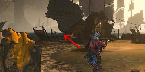 1st Lucky Dice Location in Queen’s Gate from Tiny Tina’s Wonderlands.