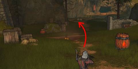 6th Lucky Dice Location in Queen’s Gate from Tiny Tina’s Wonderlands.